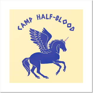 camp half blood unicorn Posters and Art
